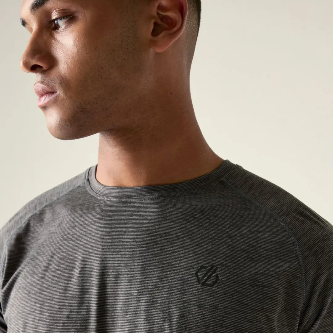 Dare 2b Persist Heren Sportshirt - M - Grijs