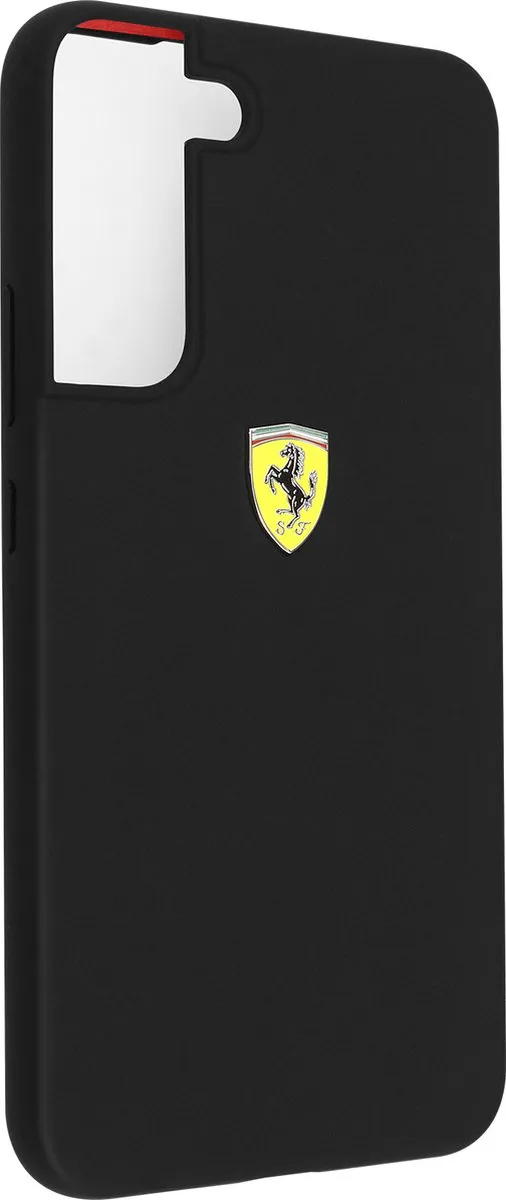 Ferrari SF Silicone Hoes Samsung Galaxy S22 Plus - Zwart