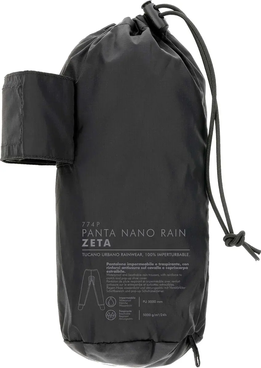 Tucano Urbano Regenbroek Zeta Heren XXL - Polyamide