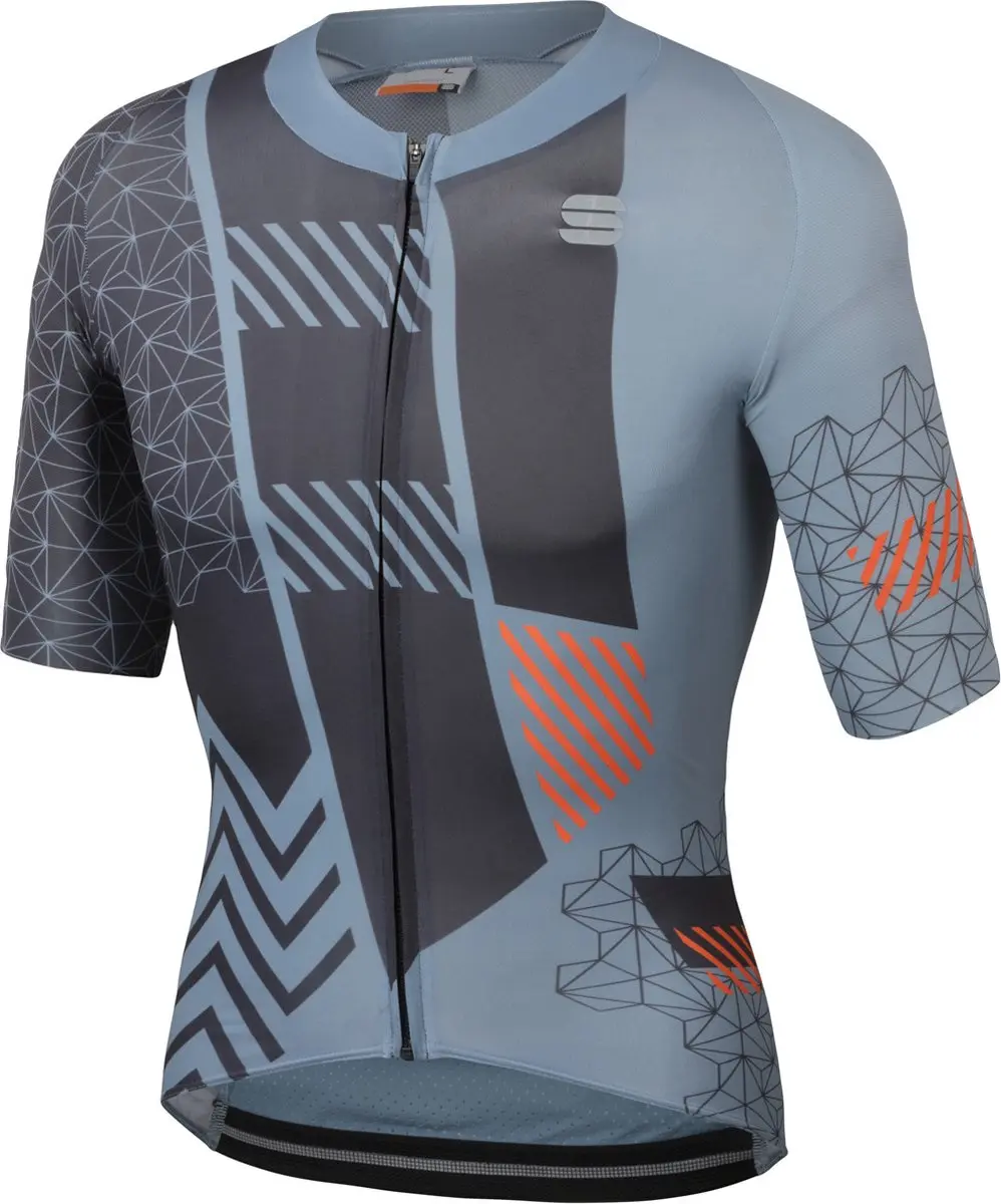 Sportful Fietsshirt Korte mouwen voor Heren Grijs