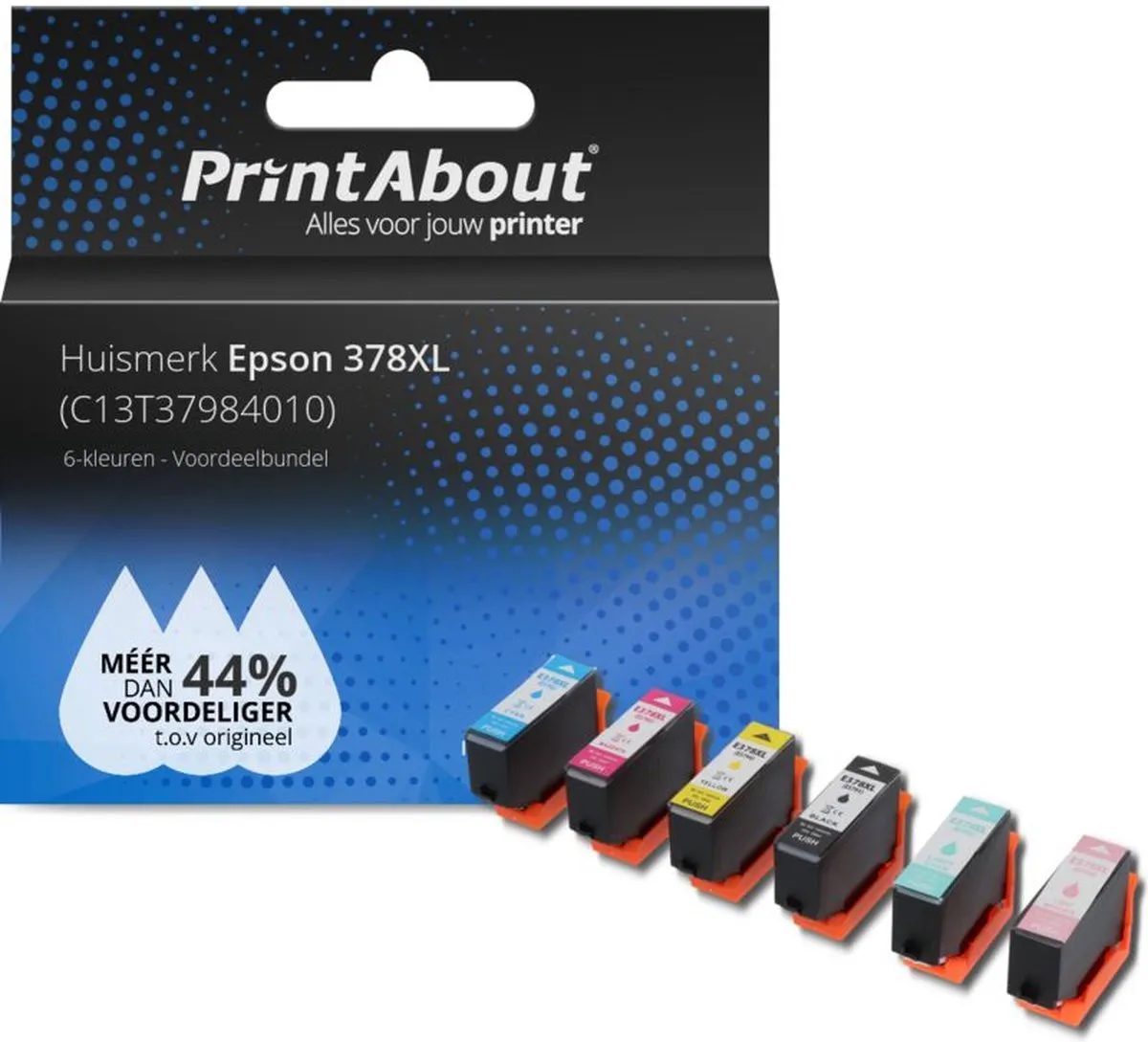 PrintAbout Epson 378XL Inktcartridge 6-kleuren