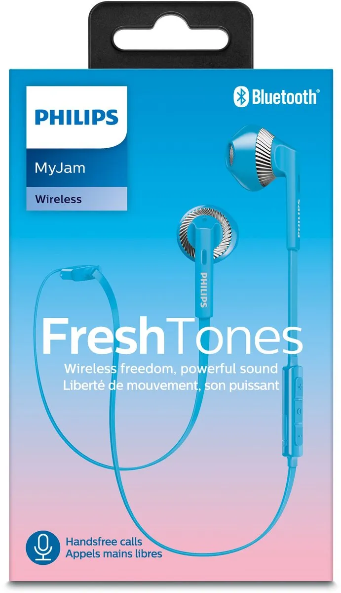 Philips Sound SHB5250 Bluetooth Headset - Blauw