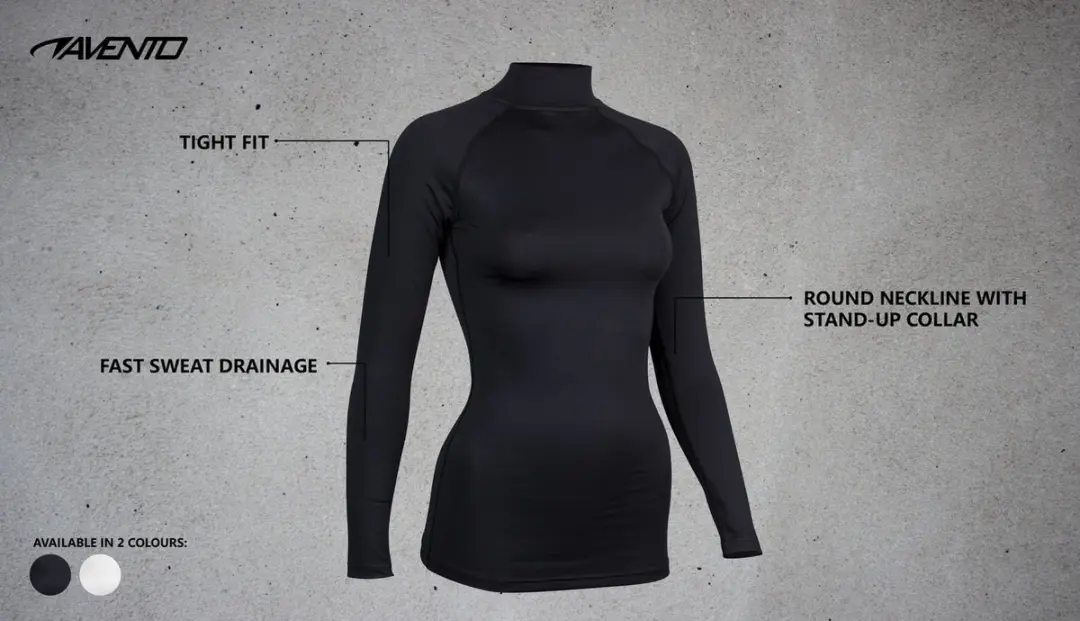 Avento Shirt Base Layer Lange Mouw Wit - Maat 44