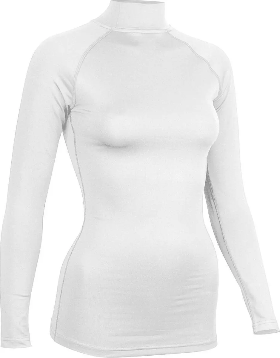 Avento Shirt Base Layer Lange Mouw Wit