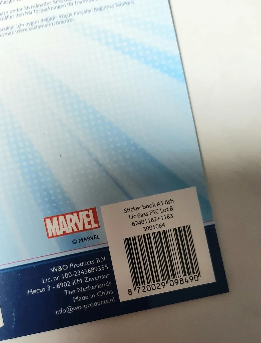 Marvel Spidey Amazing Friends Stickers - 6 Vellen - Blauw/Rood/Wit