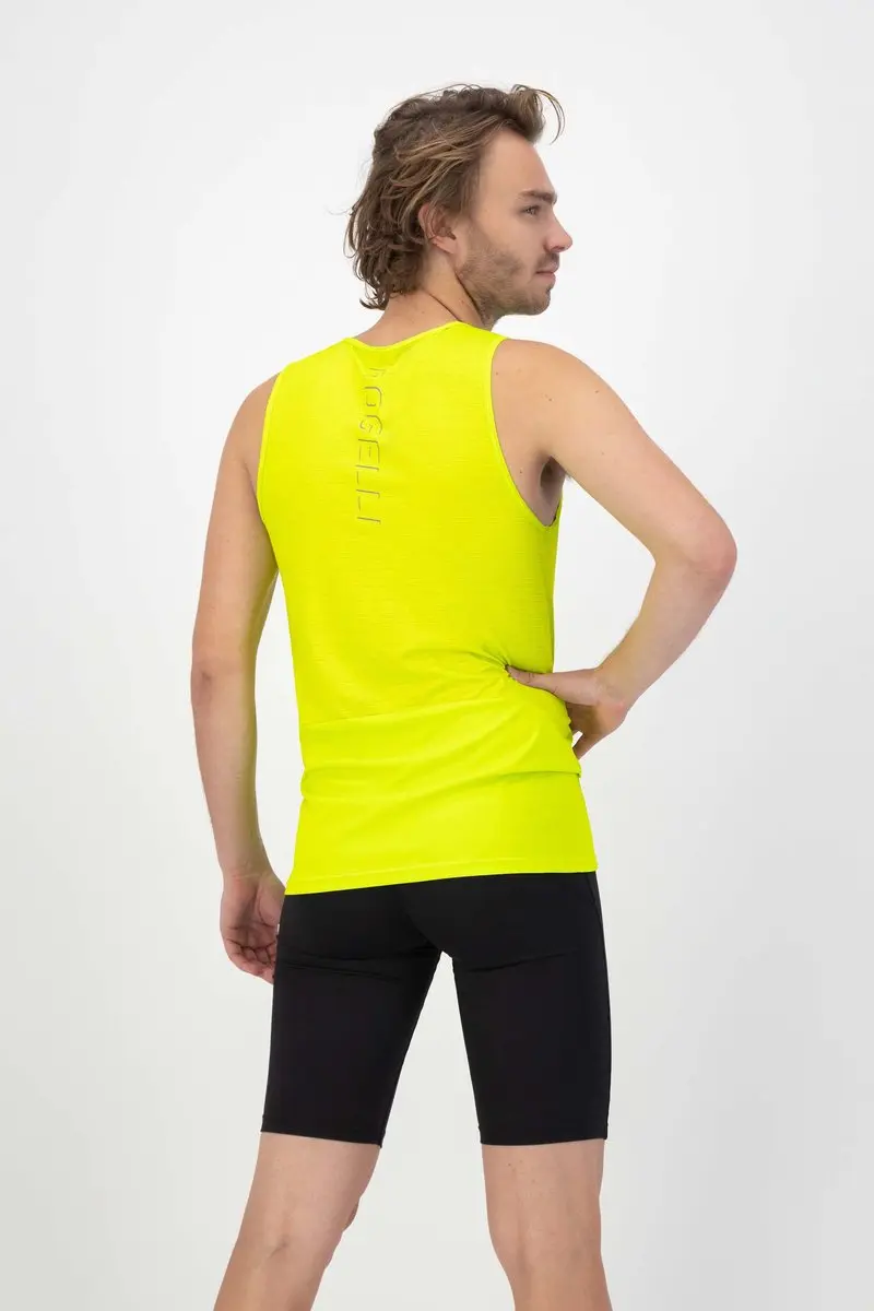 Rogelli Core Heren Hardloopsinglet ROG351348 - XXXL - Fluorgeel - afbeelding 6 van 6