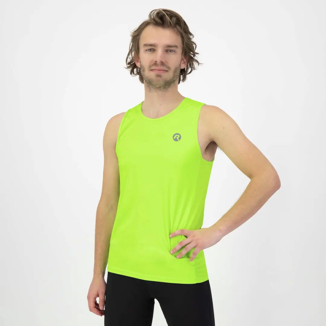 Rogelli Core Heren Hardloopsinglet ROG351348 - XXXL - Fluorgeel