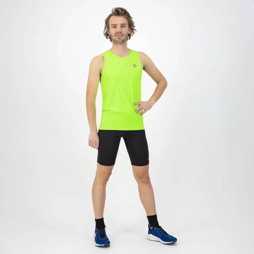 Rogelli Core Heren Hardloopsinglet ROG351348 - XXXL - Fluorgeel