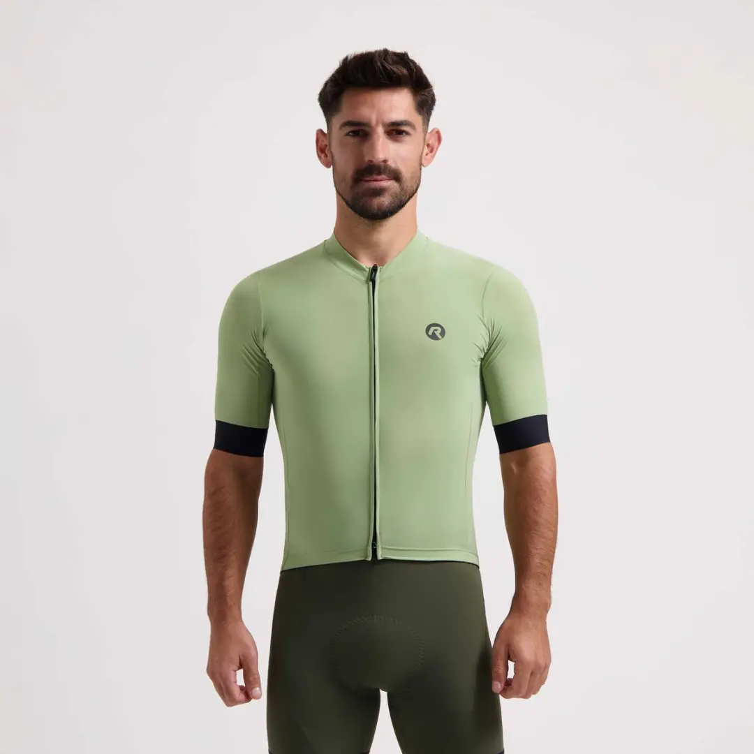 Rogelli Signature Fietsshirt Korte Mouwen Heren - Groen - S