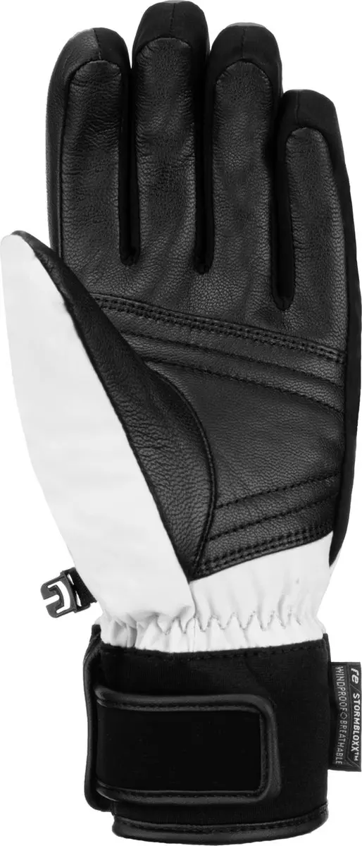 Reusch Tessa STORMBLOXX™ Ski Handschoenen - Wit/Zwart - Maat 7,5 - afbeelding 6 van 6