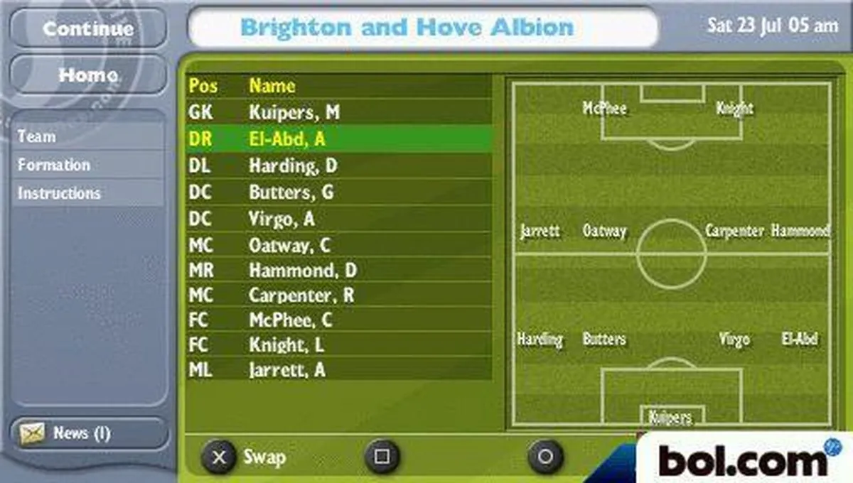 Sega Football Manager 2006