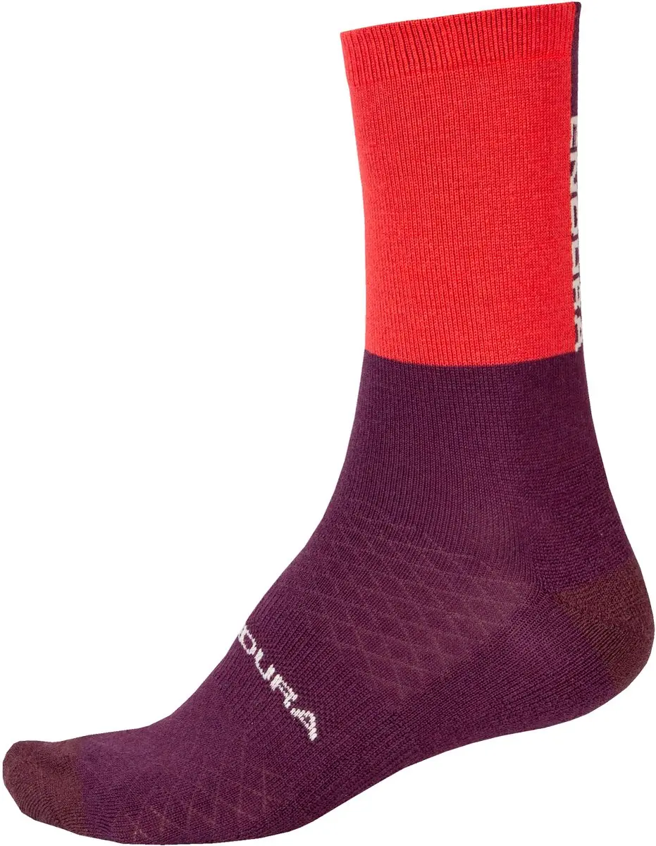 Endura Baabaa Merino Winter Sock Pomegranate