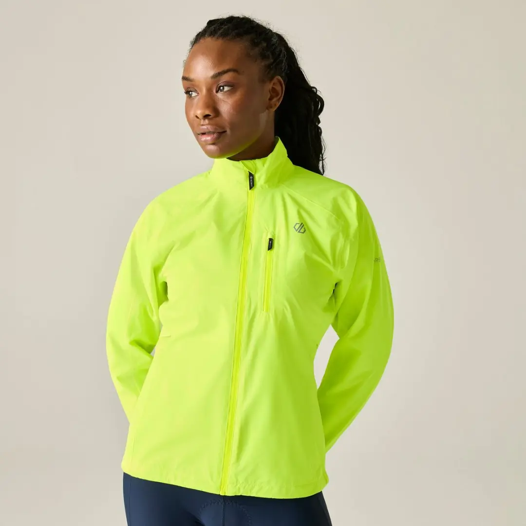 Dare 2b Tor Waterdichte Fietsjas - Geel - XL