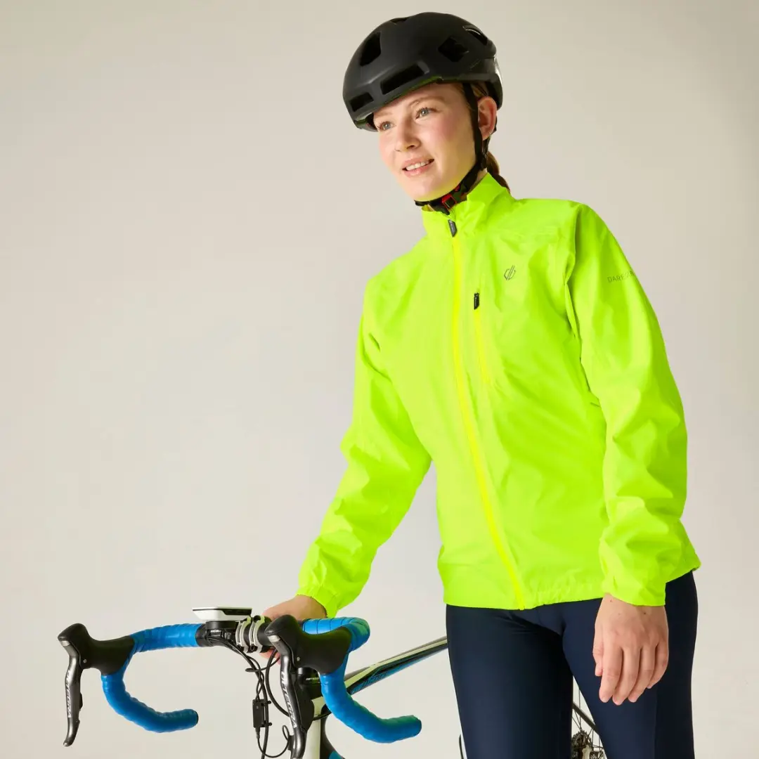 Dare 2b Tor Waterdichte Fietsjas - Geel - XL