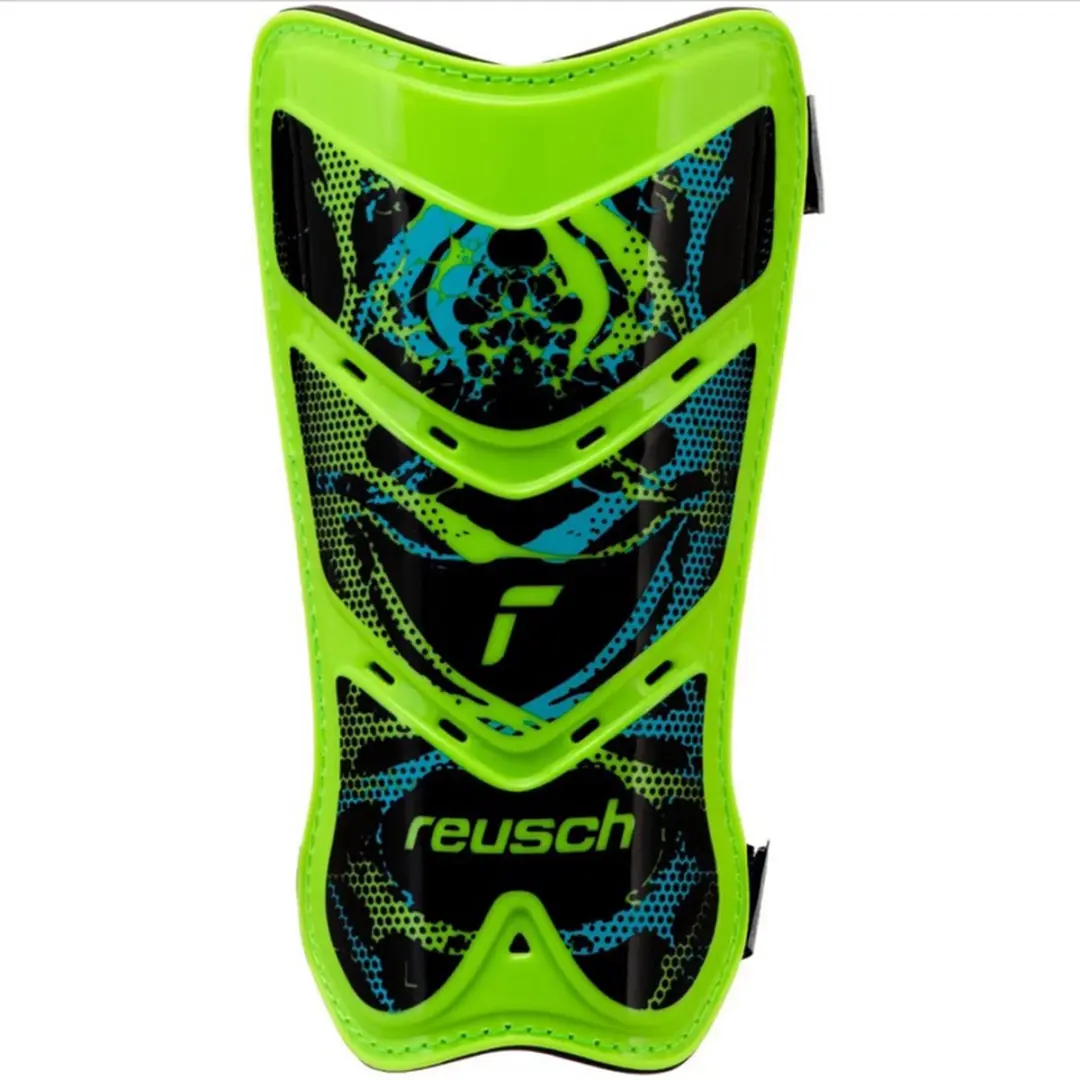 Reusch Scheenbeschermers Attrakt Lite - Maat L - Groen/Zwart - afbeelding 2 van 3