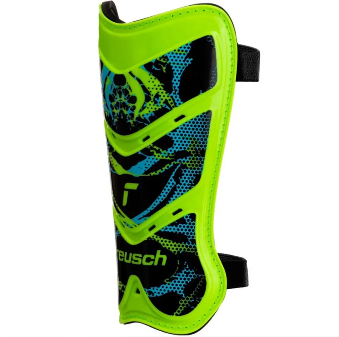 Reusch Scheenbeschermers Attrakt Lite - Maat L - Groen/Zwart - afbeelding 3 van 3