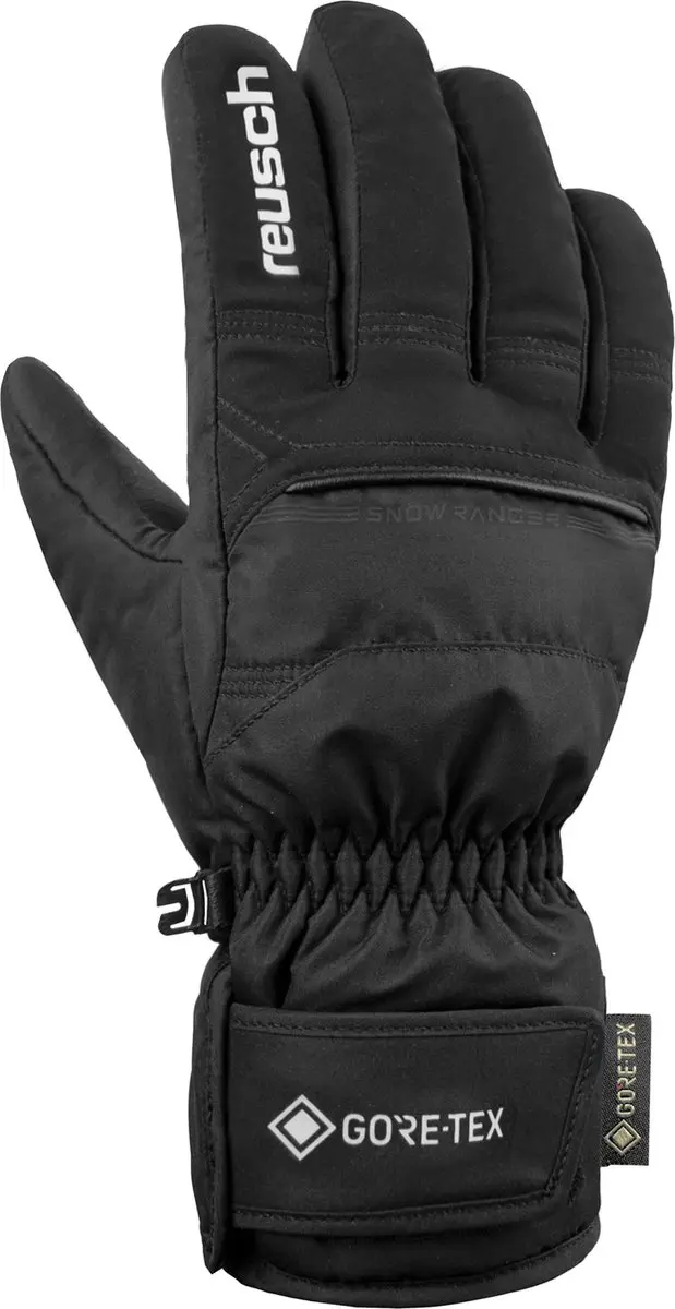 Reusch Snow Ranger GORE-TEX Handschoenen - Zwart-Wit - Maat 8