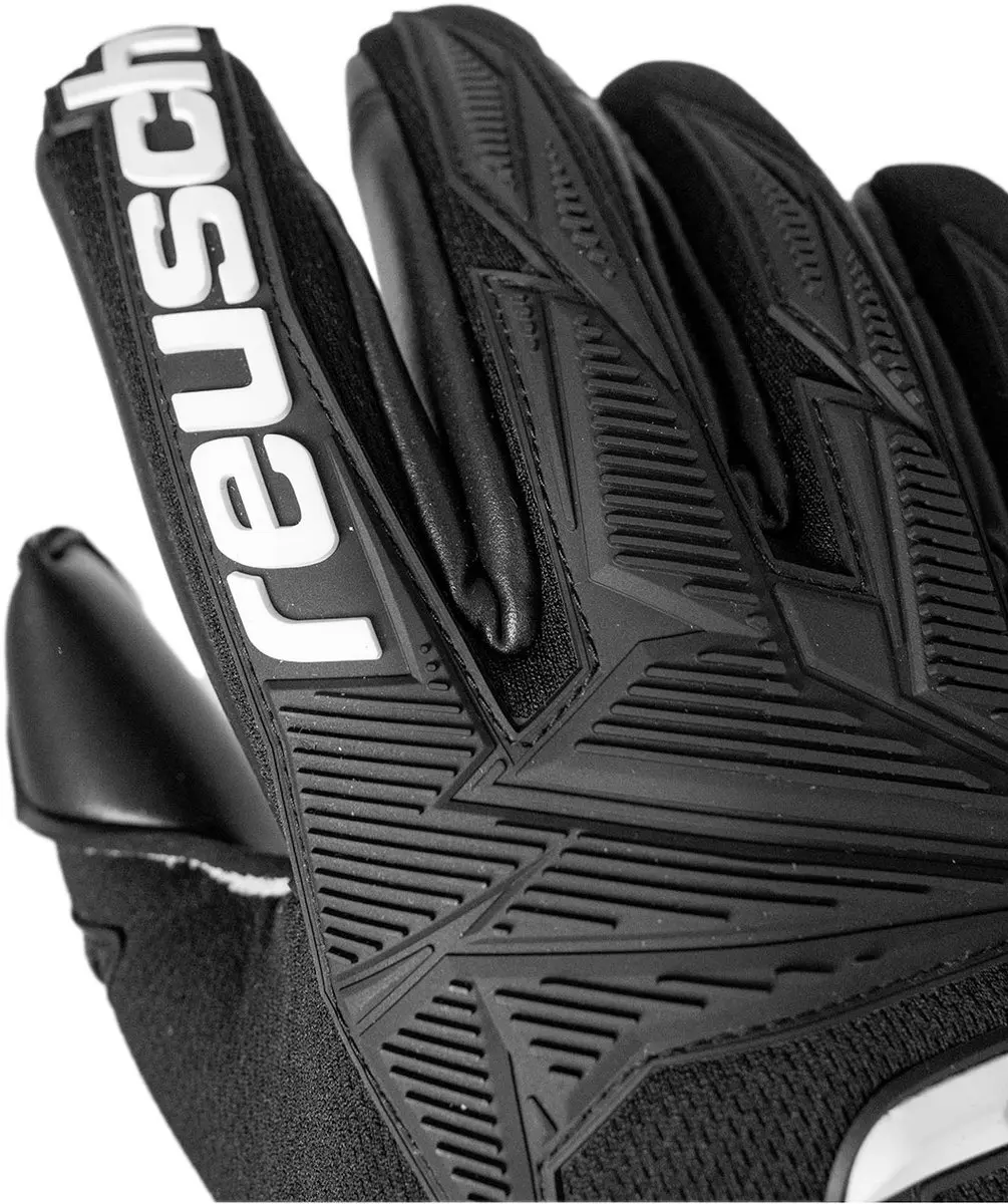 Reusch Attrakt Freegel Infinity Finger Support Keepershandschoenen 10 - Witzwart