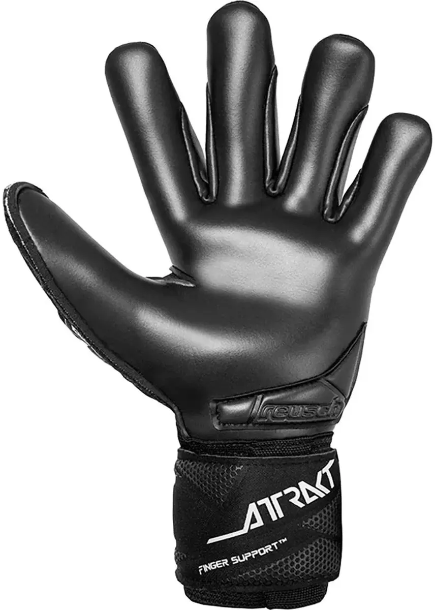 Reusch Attrakt Freegel Infinity Finger Support Keepershandschoenen 10 - Witzwart