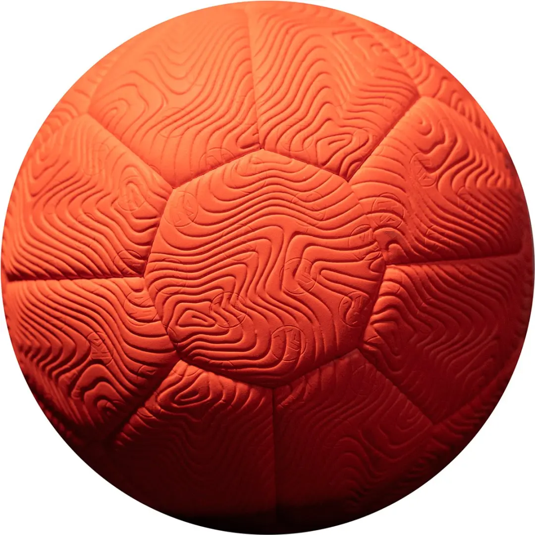 Kempa Handbal Spectrum Synergy Spin Maat 2 - Fluoro Rood/Zwart