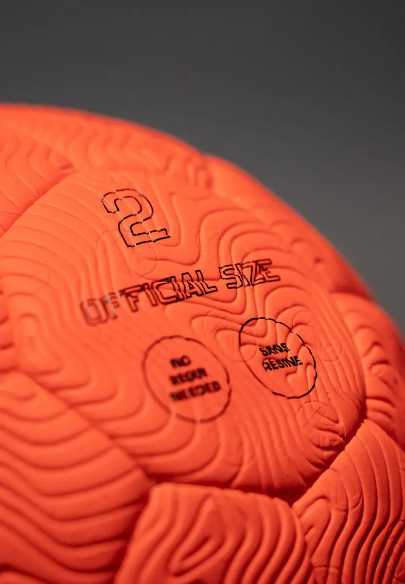Kempa Handbal Spectrum Synergy Spin Maat 2 - Fluoro Rood/Zwart