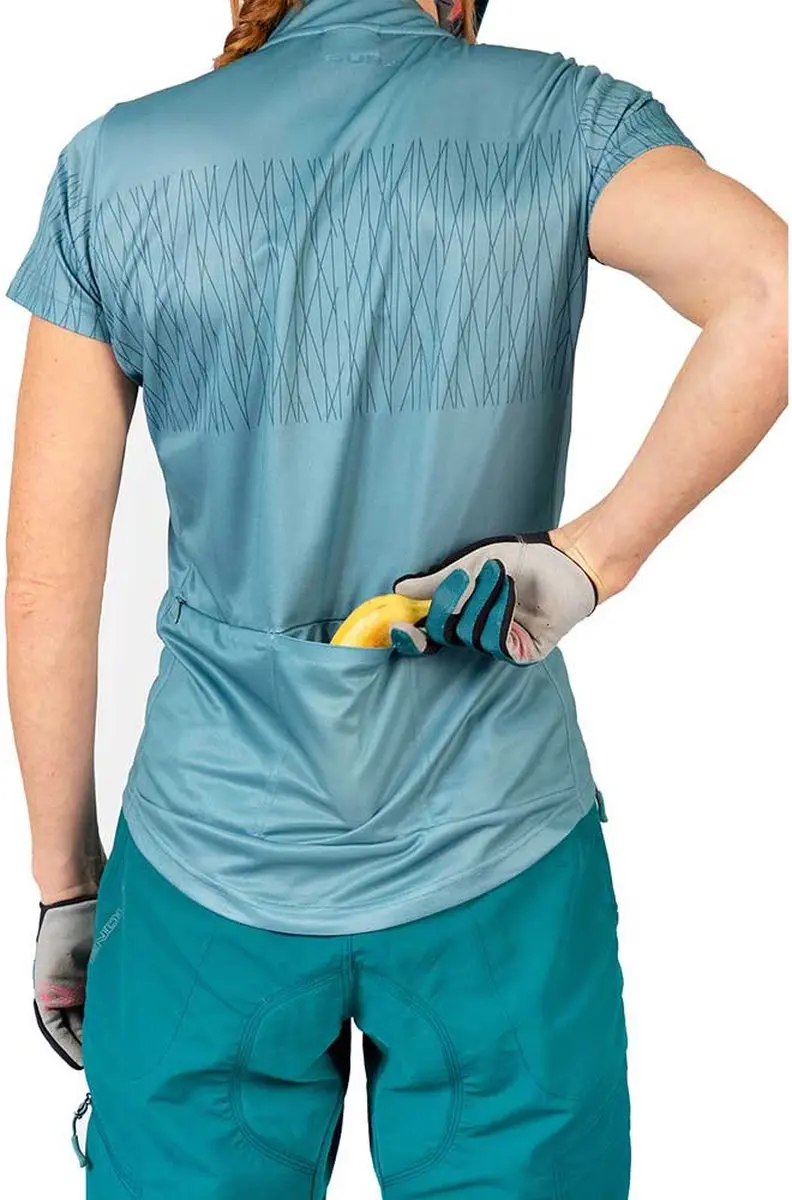 Endura Hummvee Ray Jersey - Vrouw XS - Blauw