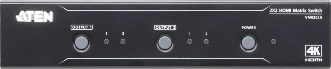 Aten VM0202H-AT-G HDMI Matrix 2x2 - 4.3W - Zwart - afbeelding 3 van 6