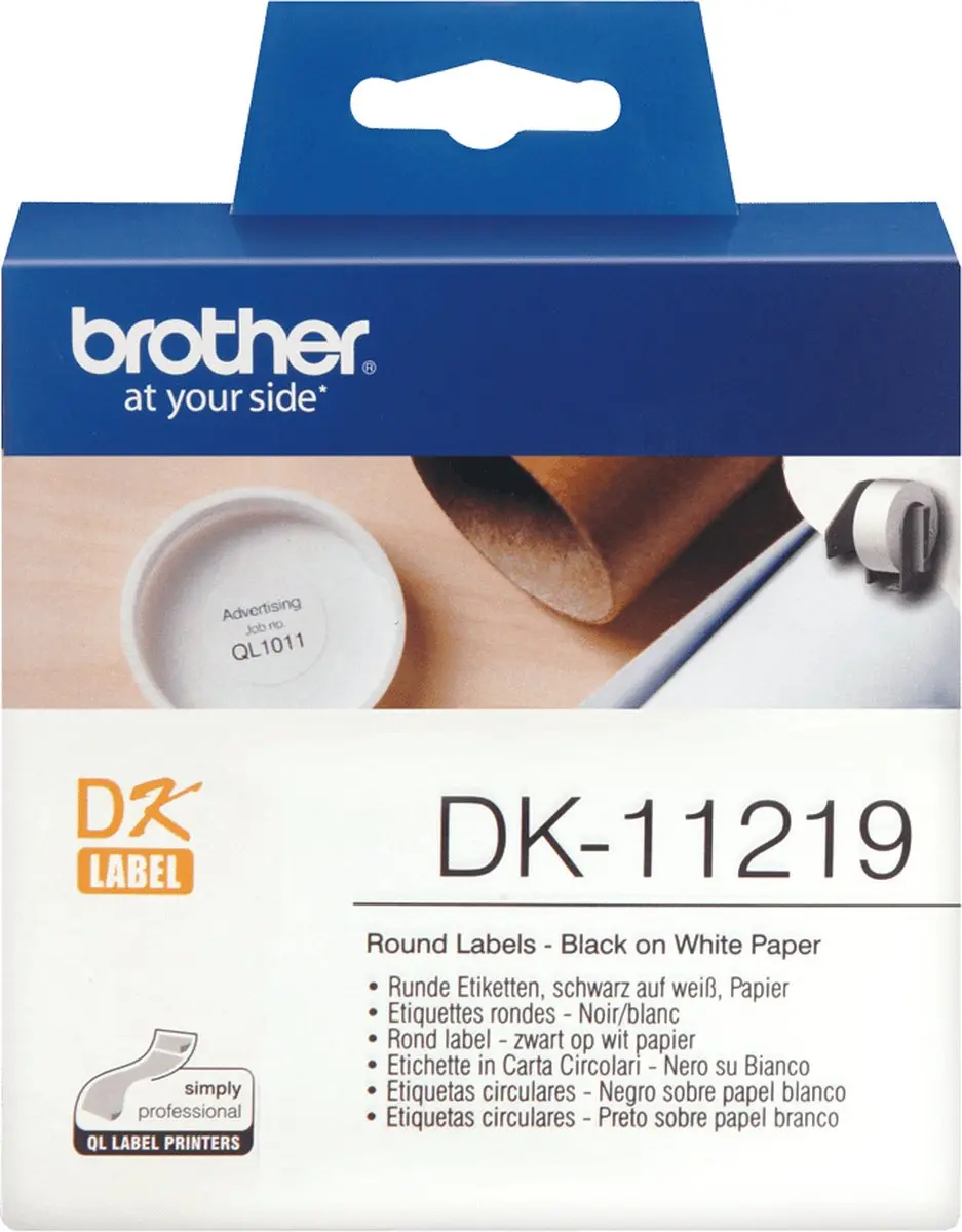 Brother DK11219 Labels - Wit - afbeelding 5 van 6