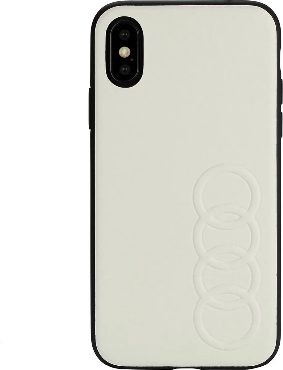 Audi TT iPhone Xs Max Hoesje - Wit - 8719273993125