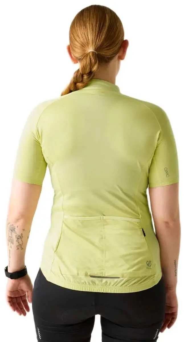 Dare 2b Pedal To-shirt Dames Fietstop - Maat 40 - Geel