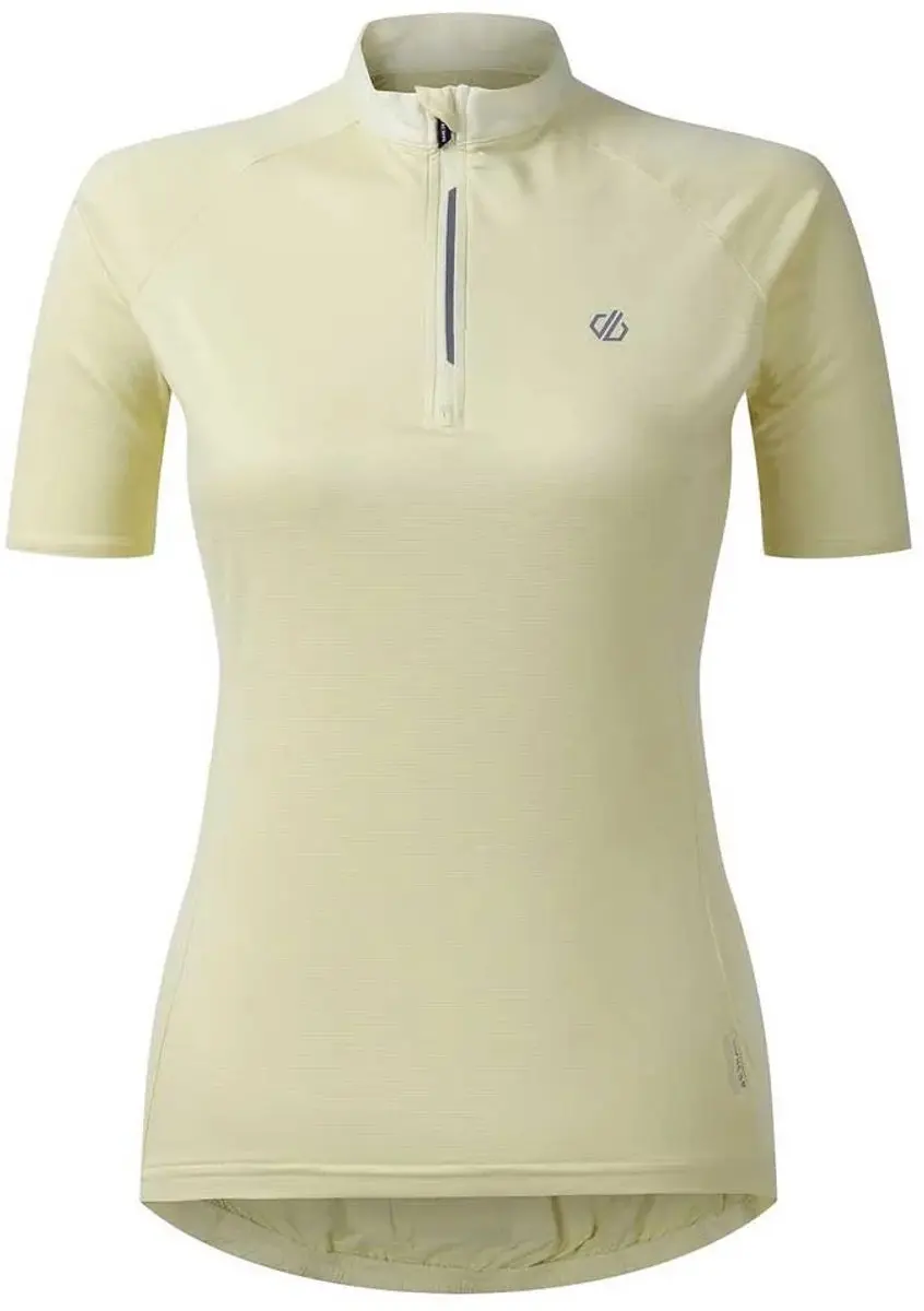 Dare 2b Pedal To-shirt Dames Fietstop - Maat 40 - Geel
