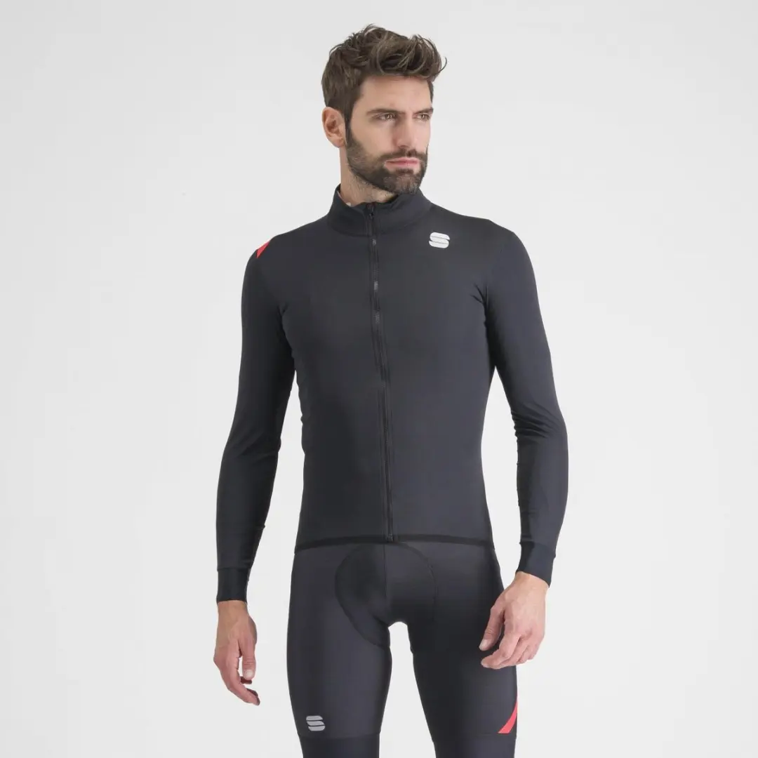 Sportful Fietsjack Lange mouwen Zeer sterk waterafstotend voor Heren Zwart