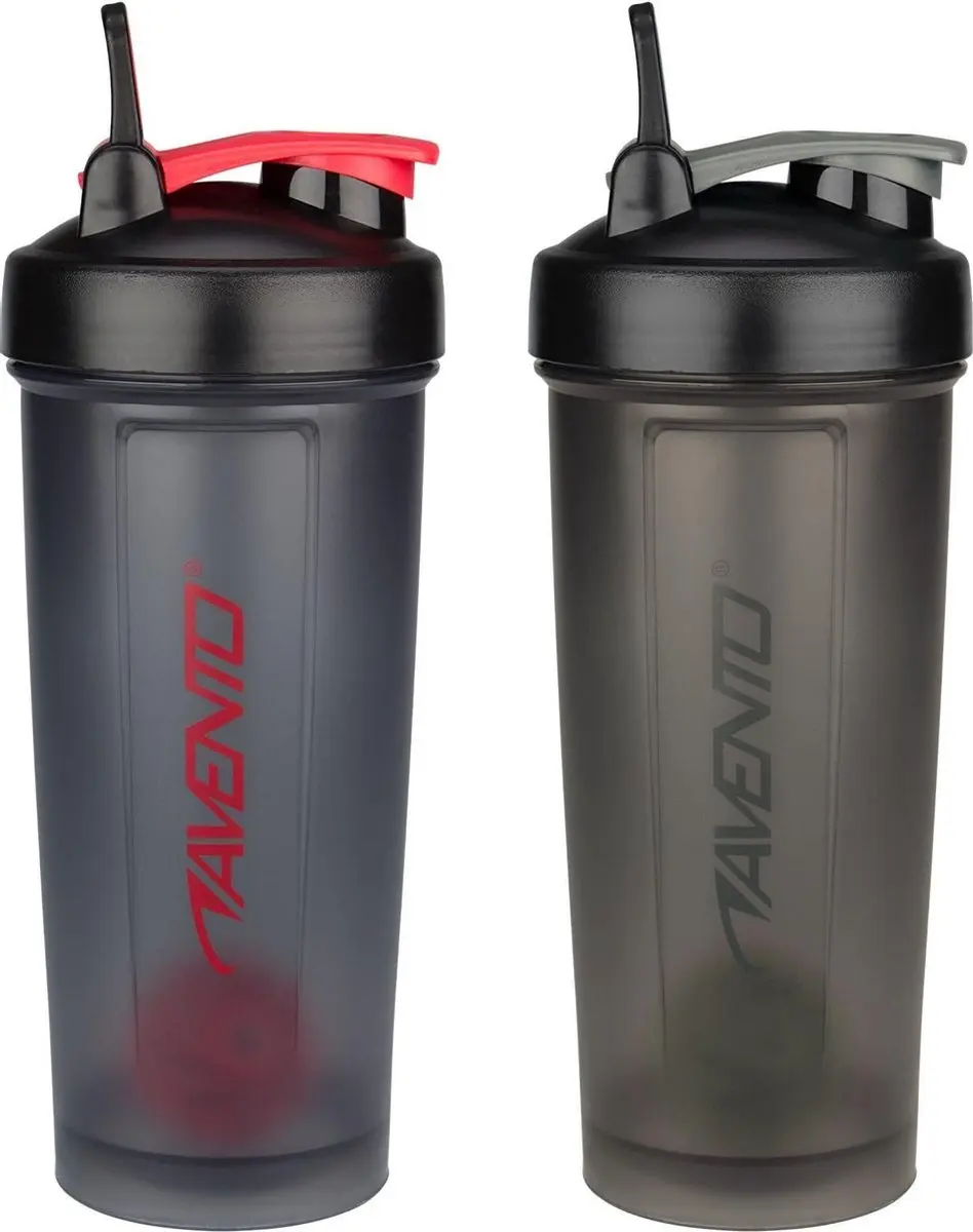 Avento Shakebeker 1L - Grijs/Rood