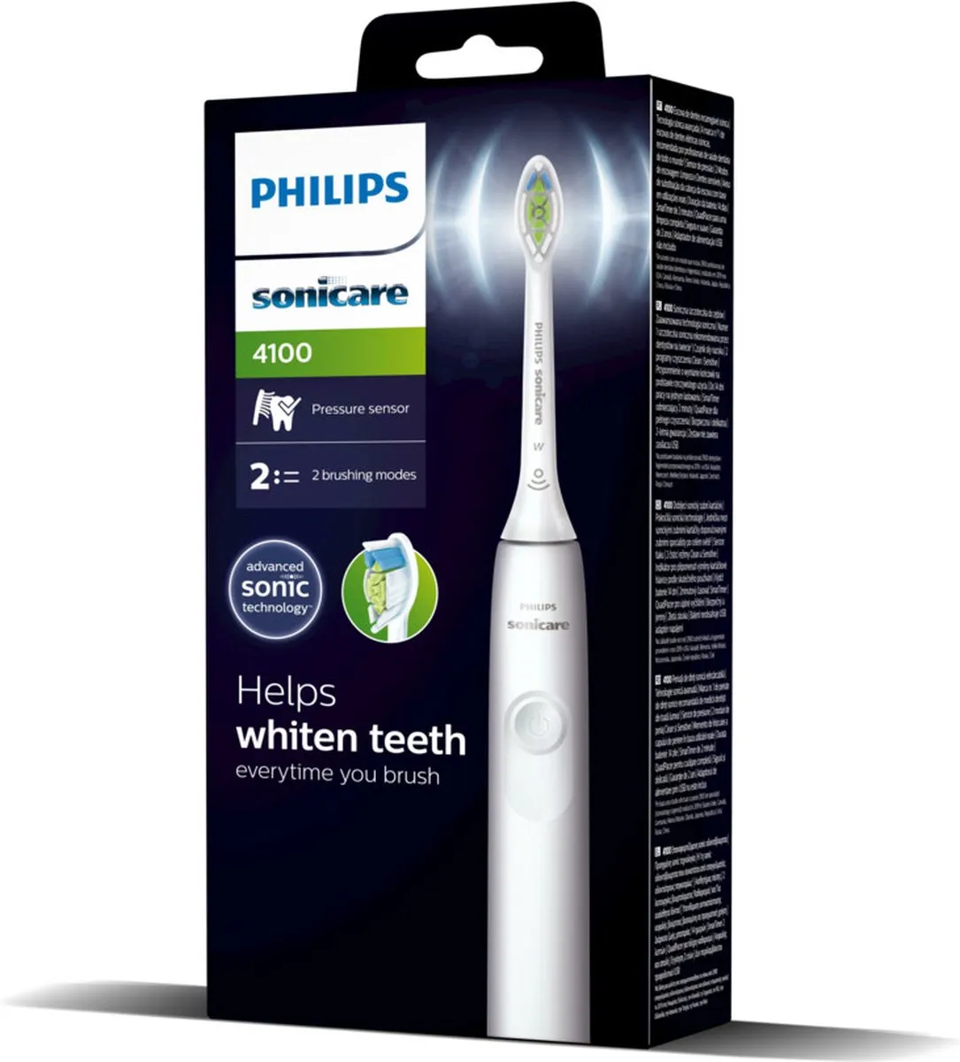 Philips Sonicare Series 4100 HX3681/33 Elektrische Tandenborstel - Wit