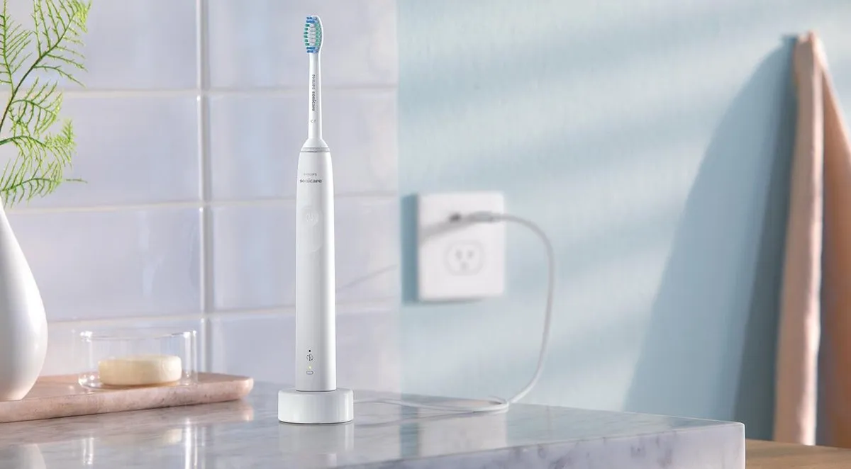 Philips Sonicare Series 4100 HX3681/33 Elektrische Tandenborstel - Wit - afbeelding 6 van 6