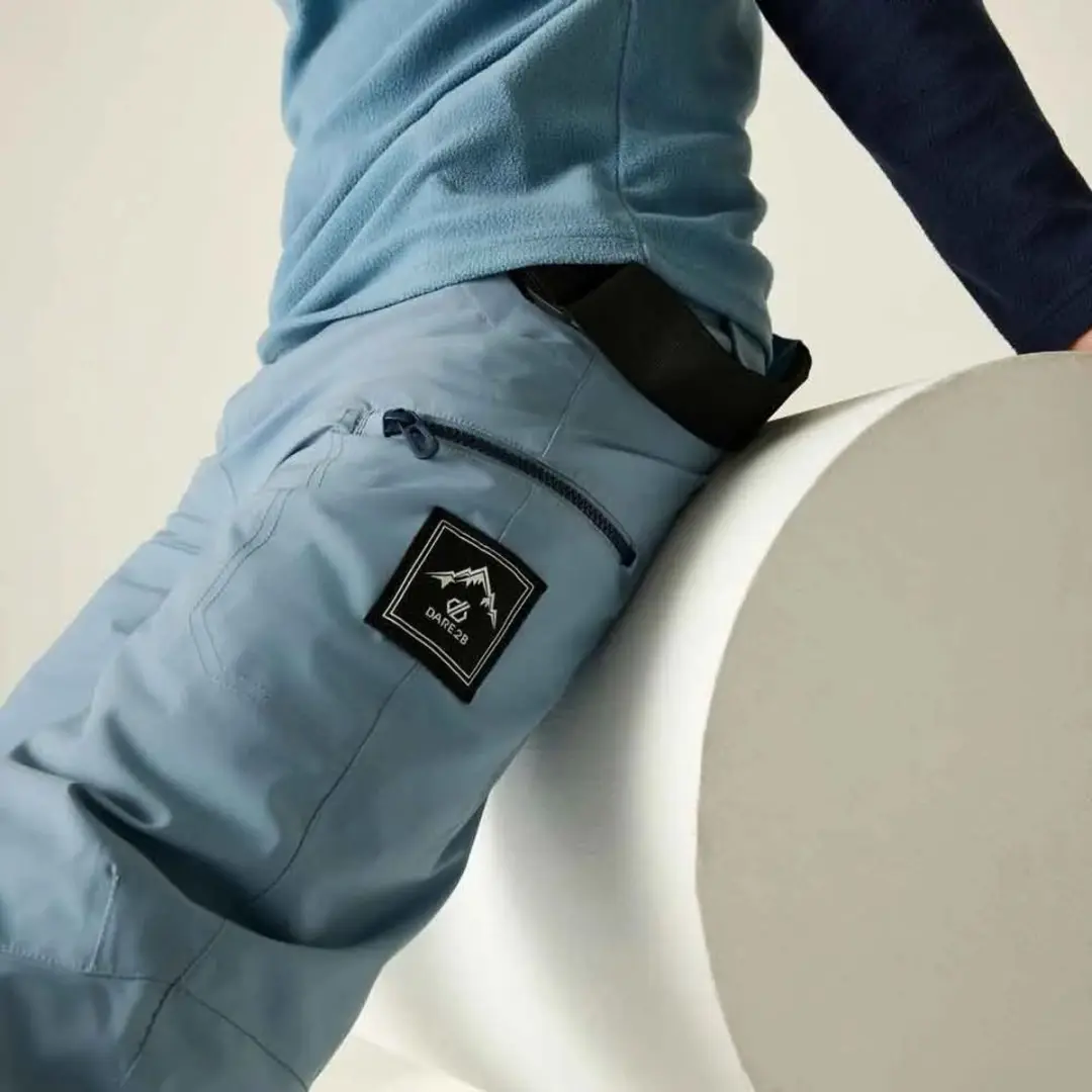 Dare 2b Pow III Geïsoleerde Broek - 11-12 jaar - Dusky Blue - afbeelding 4 van 6