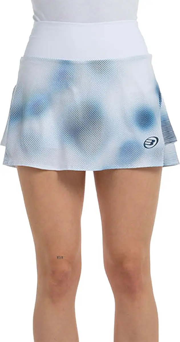 Bullpadel Skort Dauga Dames Wit Blauw