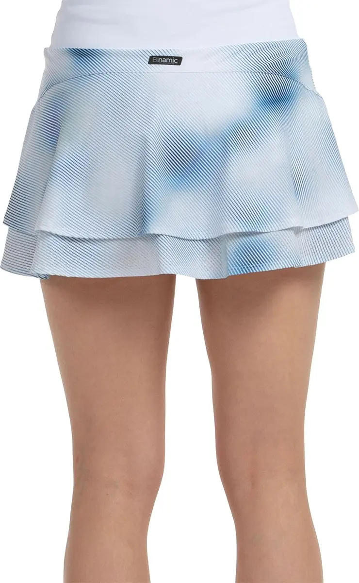 Bullpadel Dauga Skort Dames - Wit/Blauw - afbeelding 2 van 4