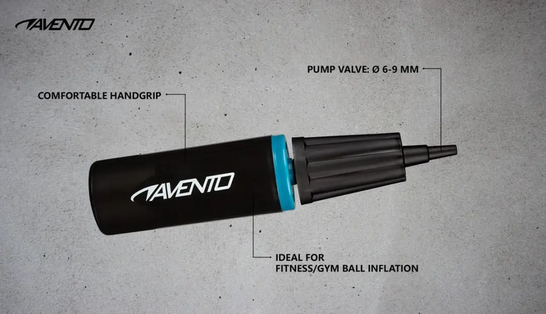 Avento Fitnessbal 65cm - Zwart