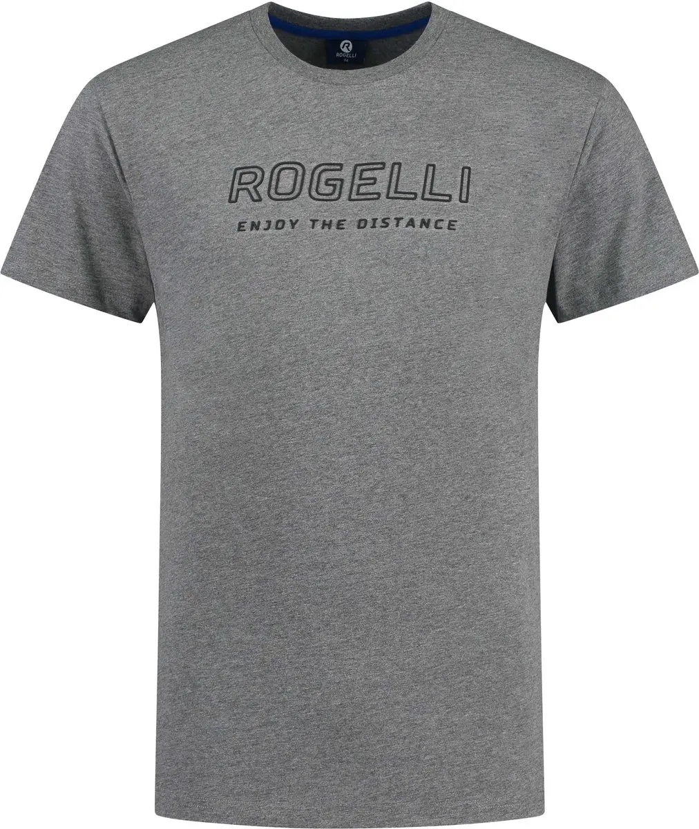 Rogelli Logo Heren Sportshirt - Korte mouw - Grijs - L - afbeelding 4 van 6