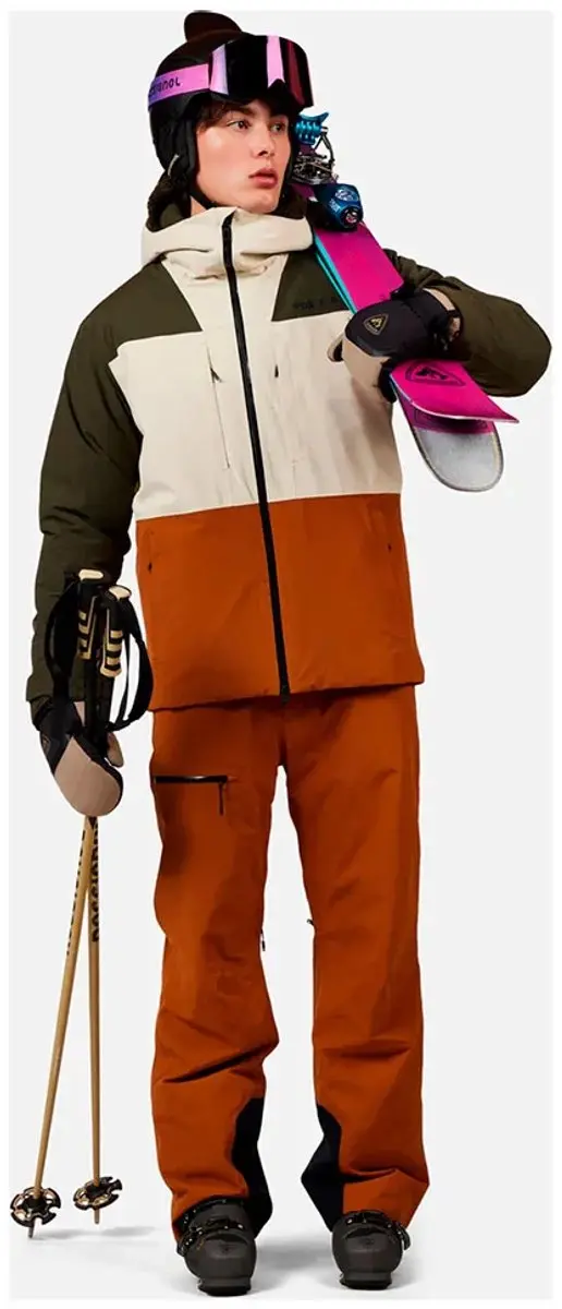 Rossignol Outerlimits Geïsoleerde Bibbroek - Bruin - 2XL - afbeelding 3 van 4