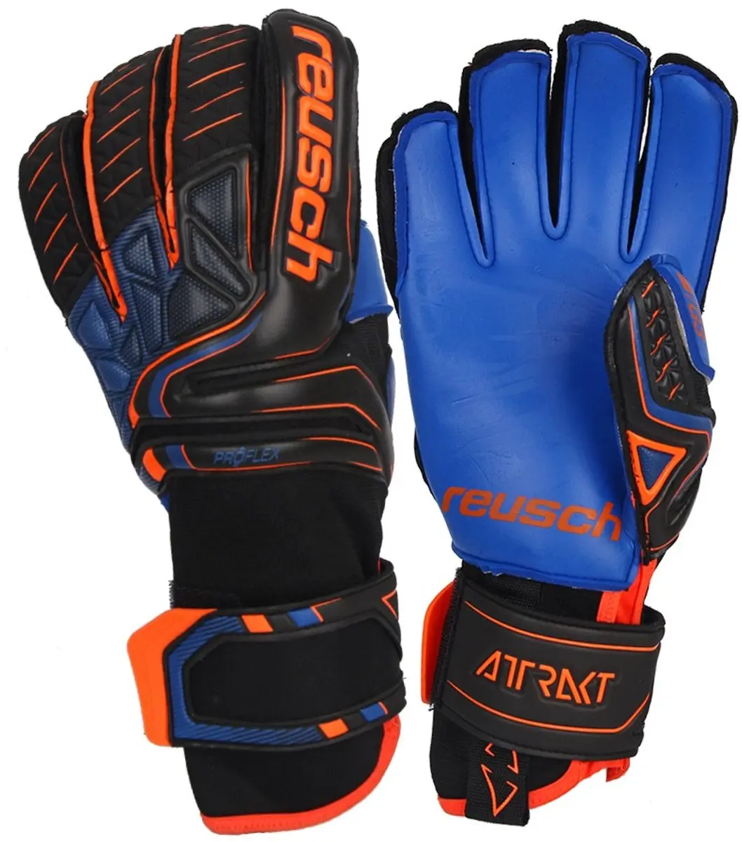 Reusch Attrakt Pro G3 Keepershandschoenen Zwart/Blauw
