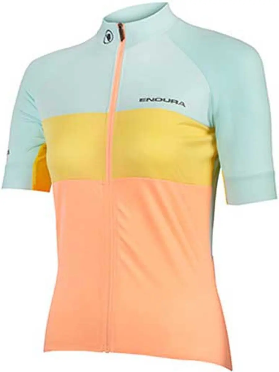 Endura Fs260-pro Ii Korte Mouw Wielertrui Veelkleurig S Vrouw