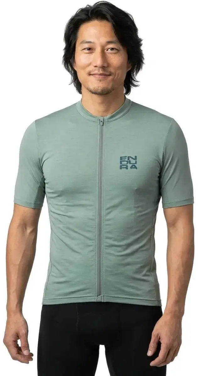 Endura Alltrack Ride Korte Mouw Wielertrui Groen M Man