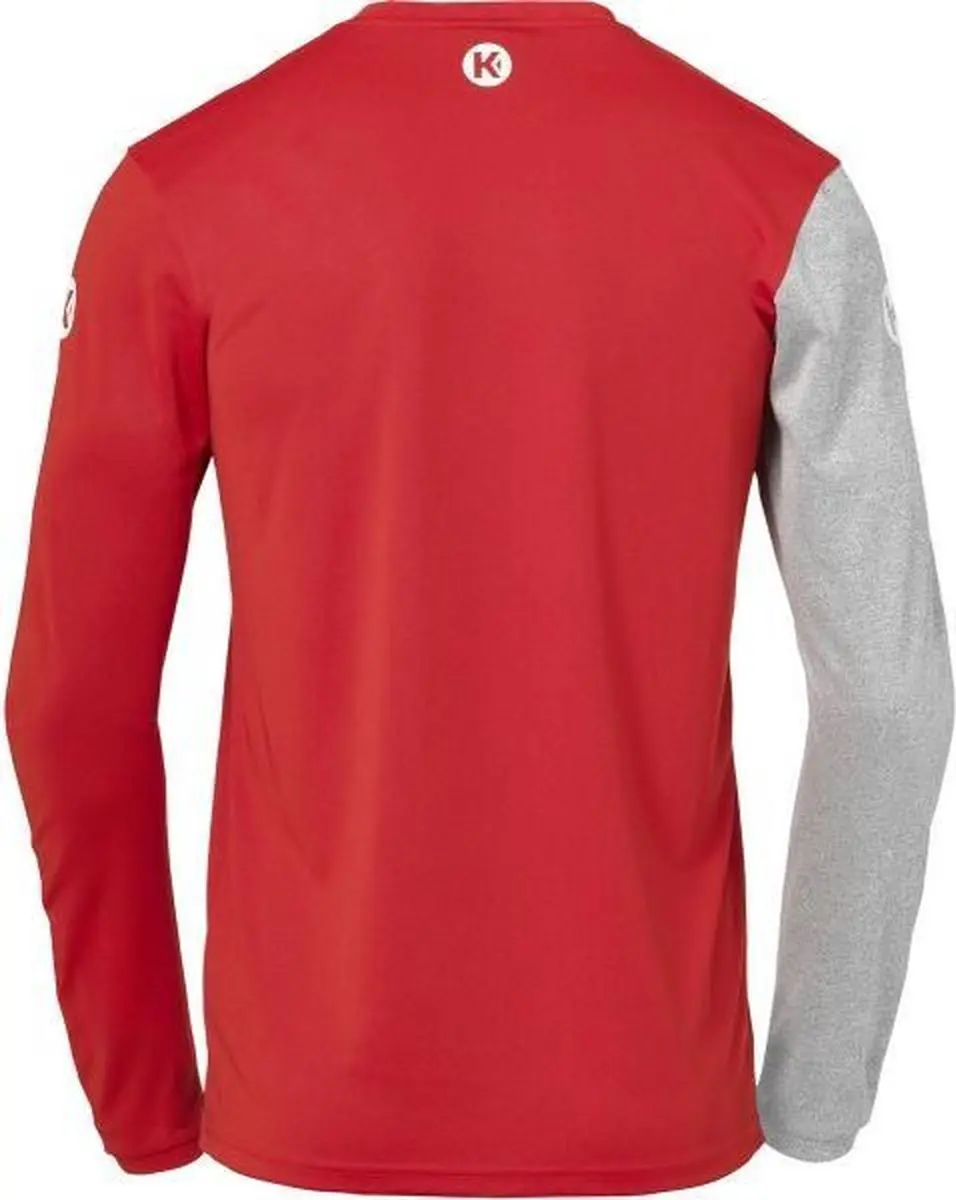 Kempa Core 2.0 Longsleeve - Rood-Donker Grijs - Maat S