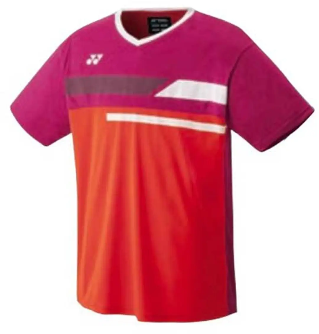 Yonex Team Korte Mouw Poloshirt Rood M Man
