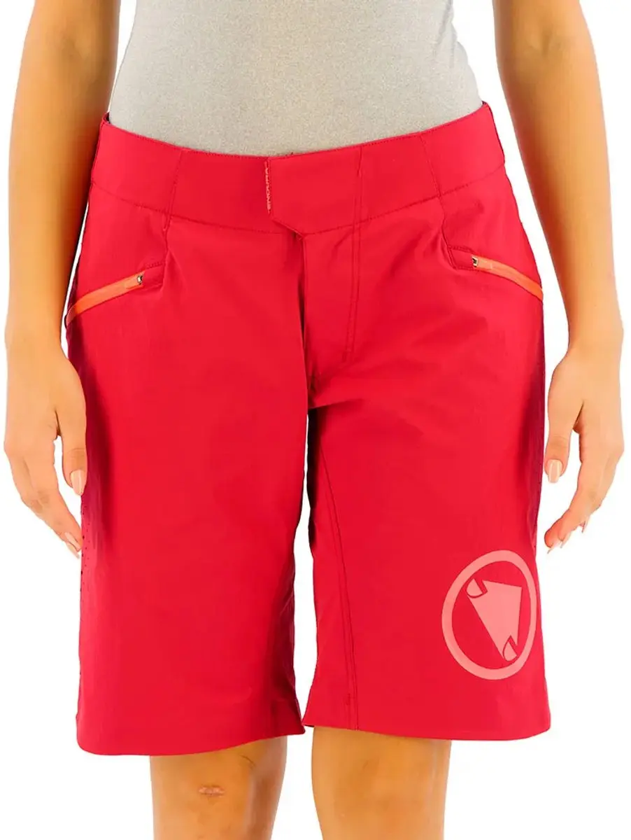 Endura Singletrack Lite Short Fit Korte Broek Roze 2XS Vrouw