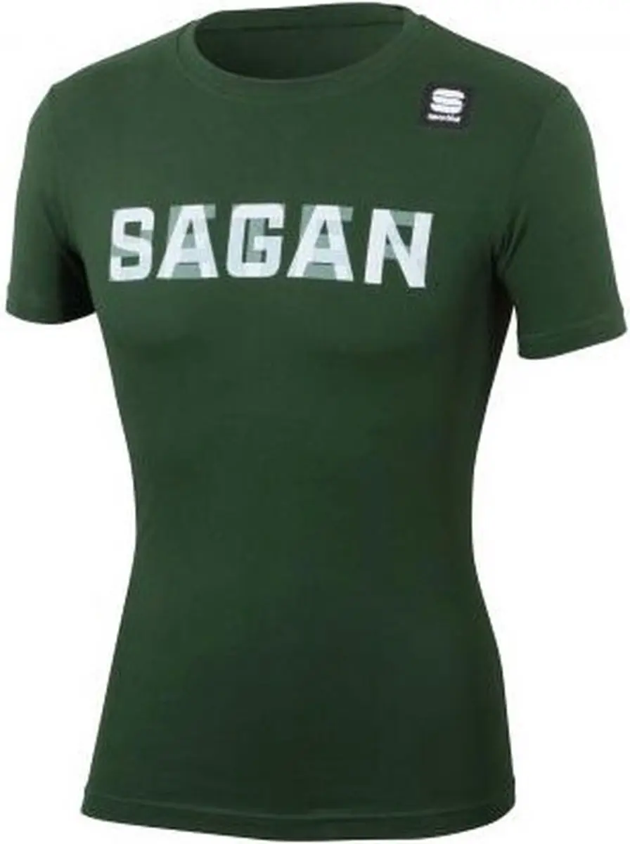 Sportful Peter Sagan PS TEE donker gron-XXXL