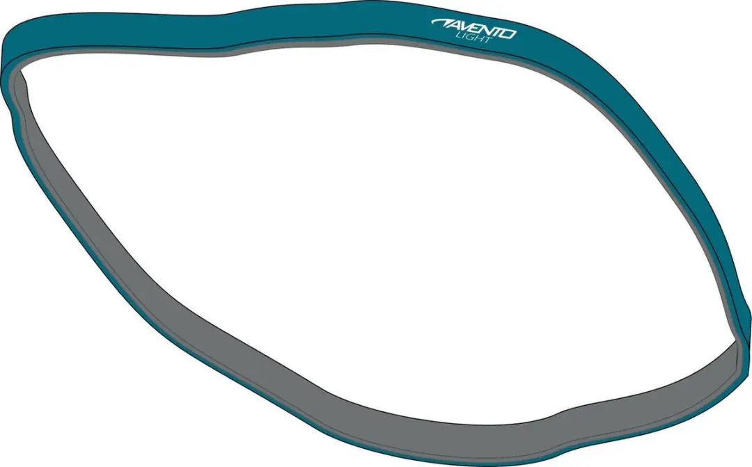Avento Fitness Powerband Latex Light Blauw/Grijs - afbeelding 3 van 6