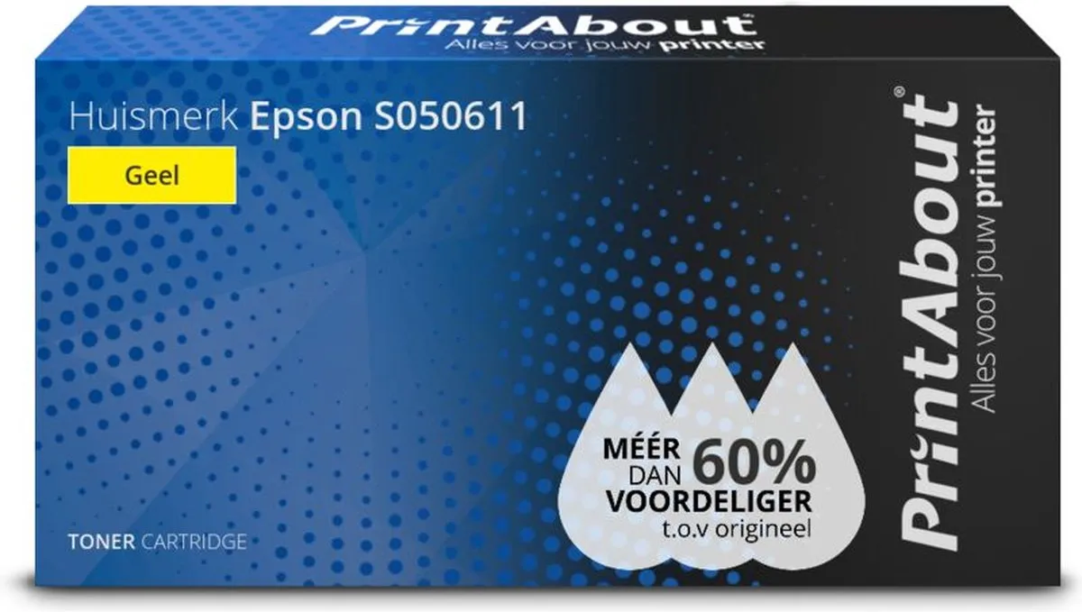 PrintAbout Huismerk S050611-PA Toner - Geel